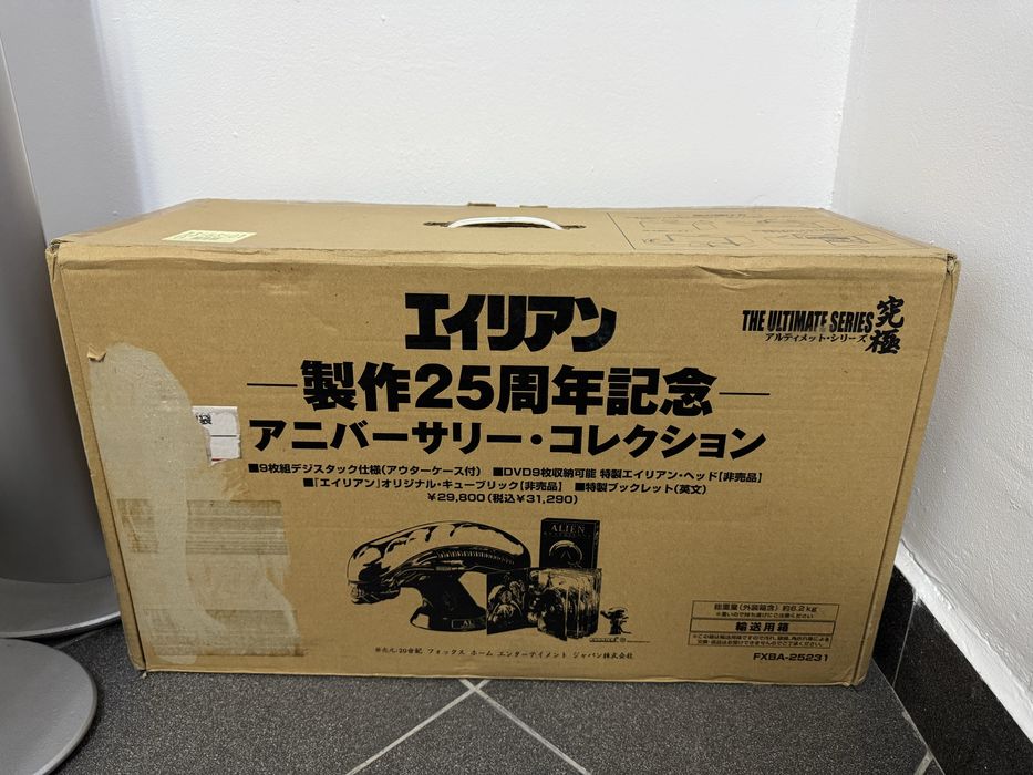 Alien Quadrilogy 25th Anniversary Collection Head Figure DVD Set JAPAN Xenomorph Fox Disney