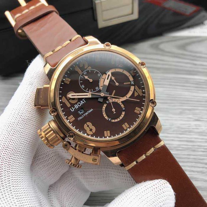 Ceas de cuarț pentru bărbați U-Boat U-51 Chimera Bronze
