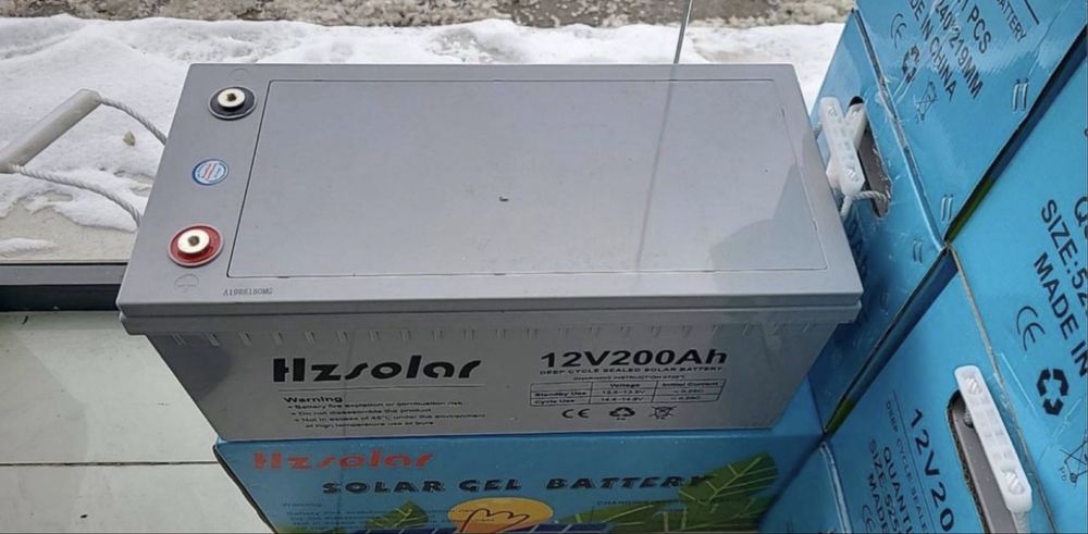 Гелвий аккумляатор 24/7 дастафка