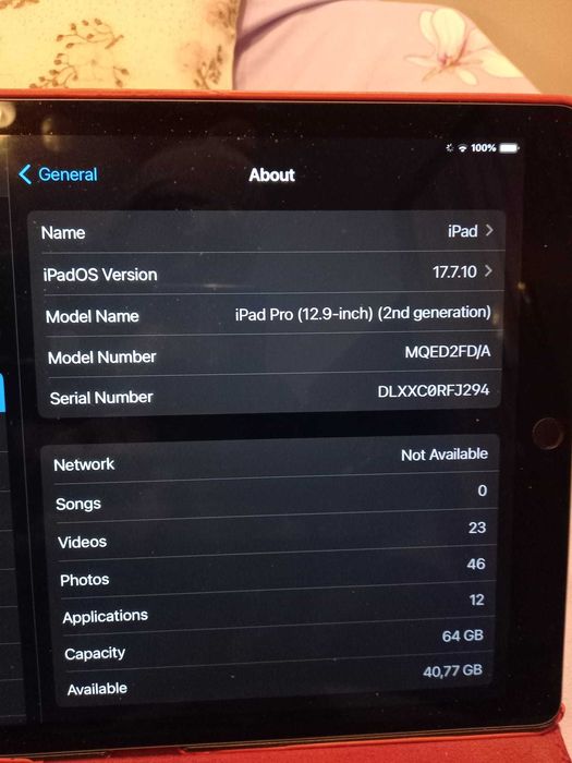 iPad Pro (12.9-inch) (2nd generation) 64 GB