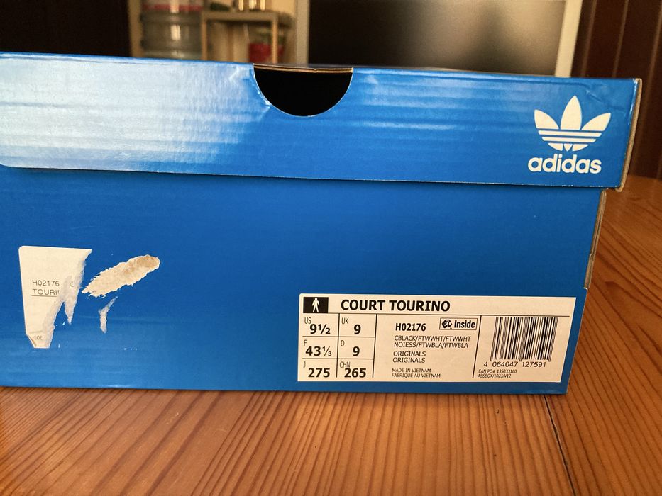 Мъжки оригинални маратонки Adidas Court Tourino размер 42–43-1/3