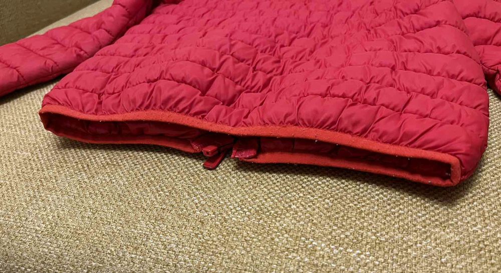 OVS Преходно, Капитонирано детско яке Розово / Червено, размер 104