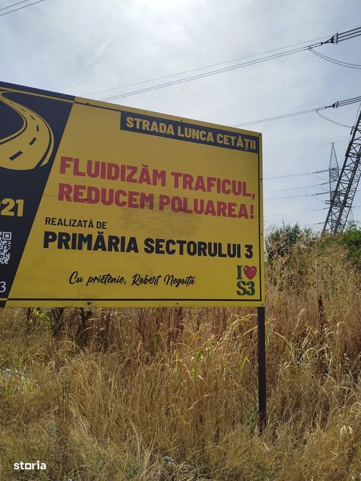 Proprietar! Teren Drumul Lunca Cetății 2400 mp -Paralel Splaiul Unirii