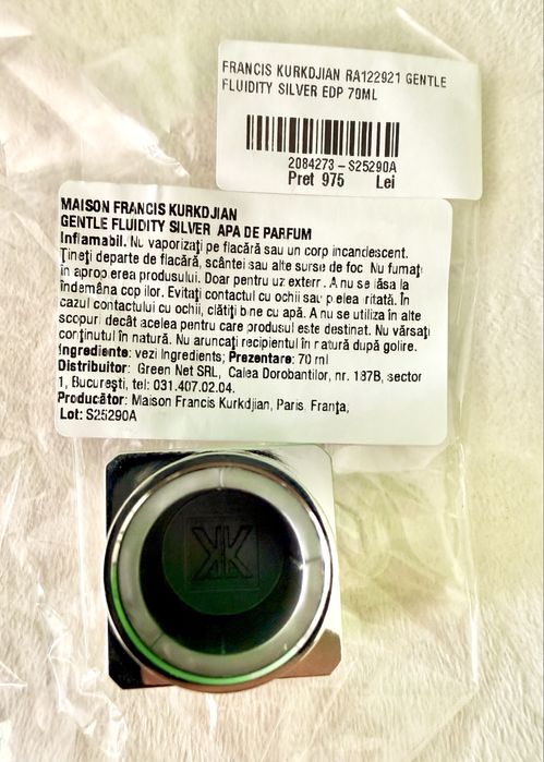 Maison Francis Kurkdijan Silver Fluidity 70ml