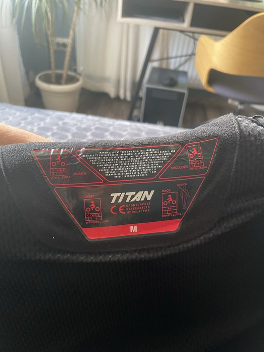 Мотокрос ризница FOX TITAN SPORT BLACK