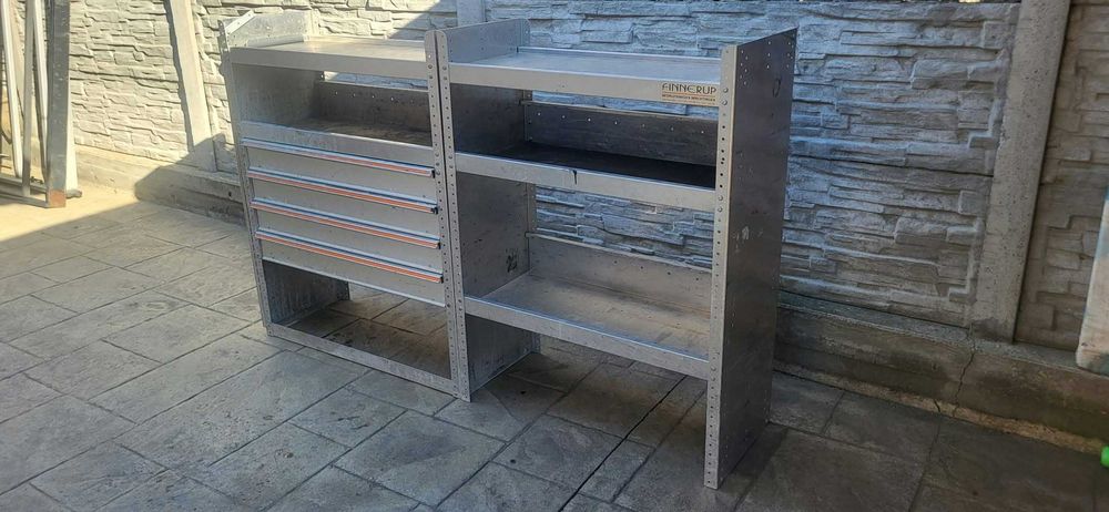Rafturi pentru duba din aluminiu originale Finnerup