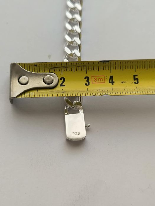 Масивна Сребърна Гривна