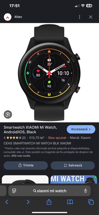 Ceas Xiaomi Mi Watch Waterproof