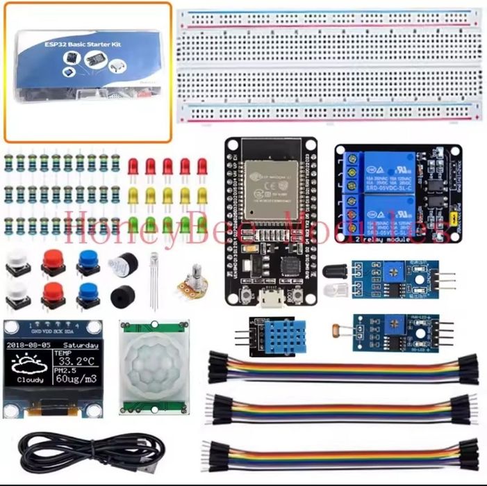 ESP32 Starter Kit – Комплект за програмиране, IoT, Arduino, сензори