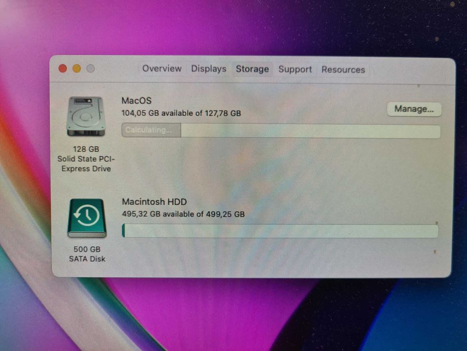 Apple Mac Mini A1347 Late2014 Intel i5-4260U, 4GB, SSD 128GB+HDD 500GB