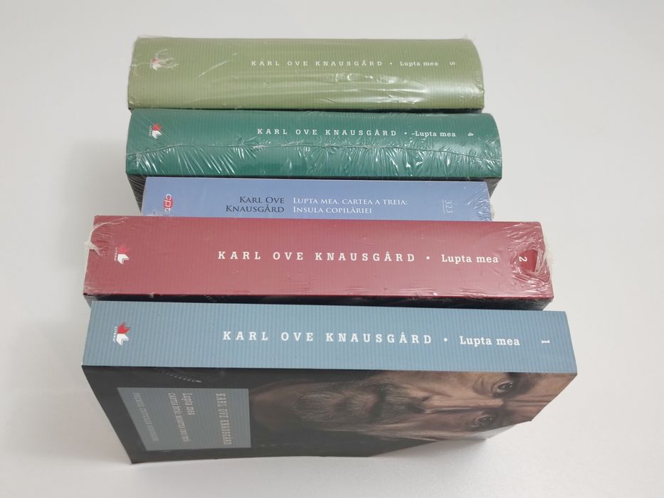 Pachet 5 cărți sigilate din seria "Lupta mea" de Karl Ove Knausgard