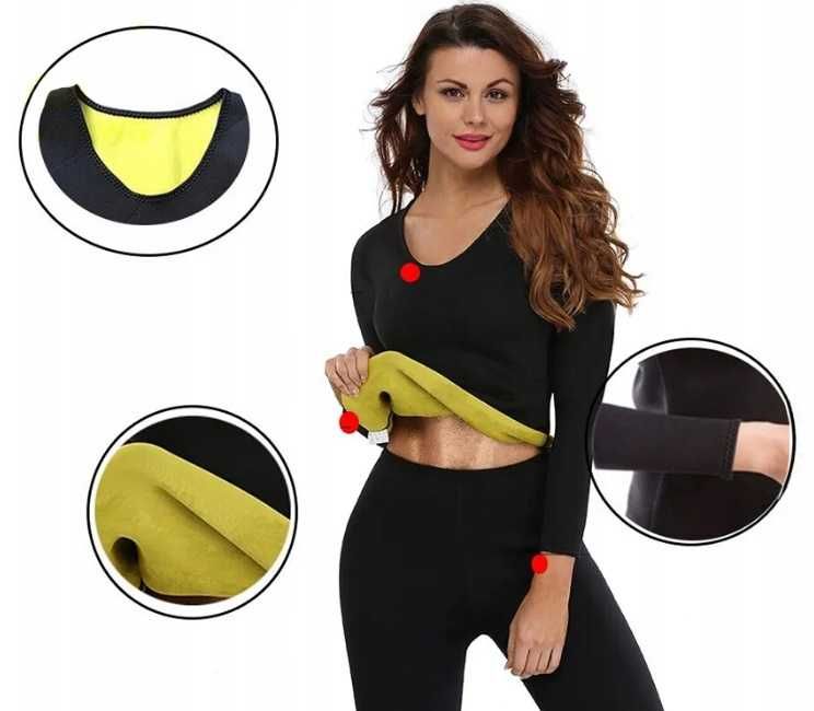 Bluza pentru sala, fitness, alergat, slabit, din neopren, marimea M