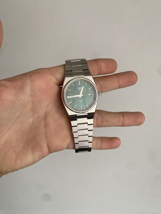 Tissot PRX Green Dial Silver