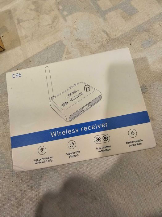 Mueuton 5.3 Audio Receiver - HD Music Streaming Converter with Optical