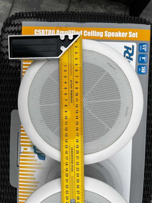 Sistem audio boxe tavan 2.1 cu Bluetooth – complet, gata de montaj