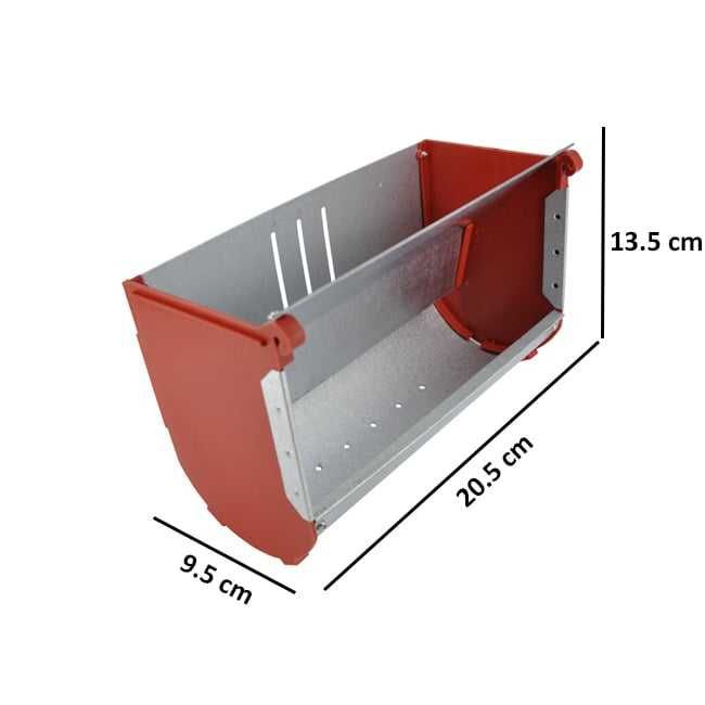 Хранилкa за зайци 12/15/20/25 см К-КТ 10 броя