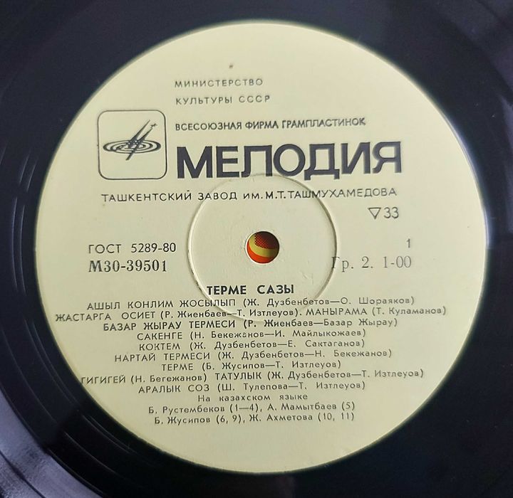 Терме сазы — советский диск-гигант