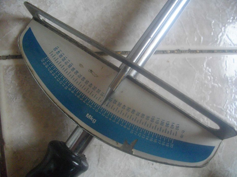 Немски профи ръчен динамометричен ключ 150-200 Nm Стрелкови Индикация