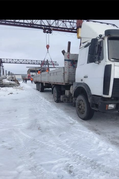 Маз тягач с прицепом