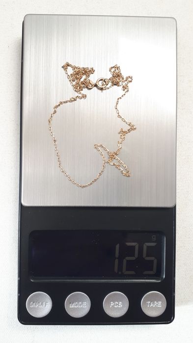 цепочка красный золото 585-п, цена указано за грам. 9.21-г.