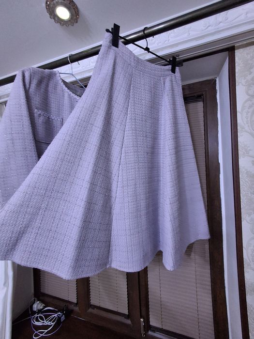 Твидовый пиджак юбка