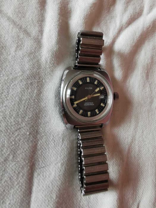 Ceasuri Kelton mecanice,barbati produse in Franta anii '70