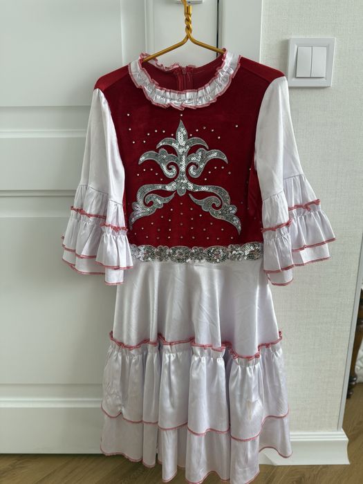 Казахское платье 8-10 лет