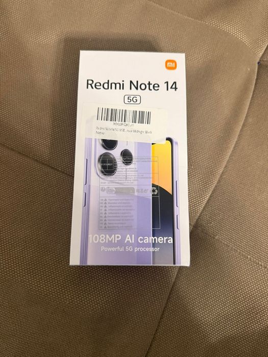 Redmi Note 14 5G Black 8/256 GB Sigilat