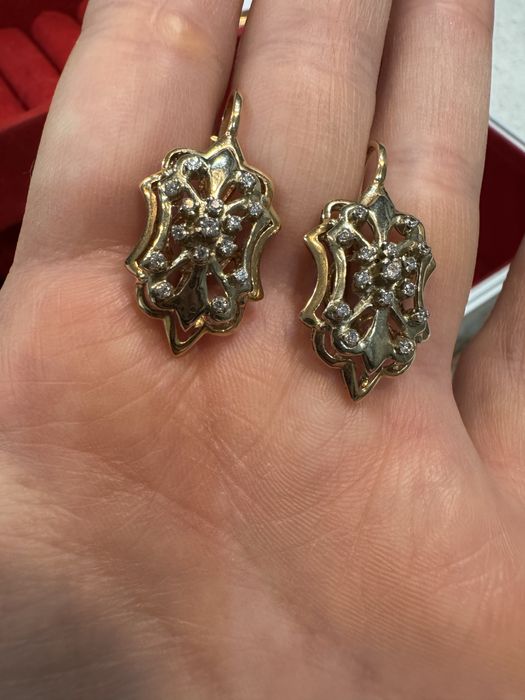 Серьги золото 585