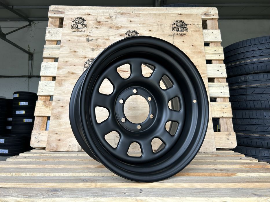 17" 6х139.7 Минусови Стоманени Джанти 4х4 Toyota Nissan Mitsubishi
