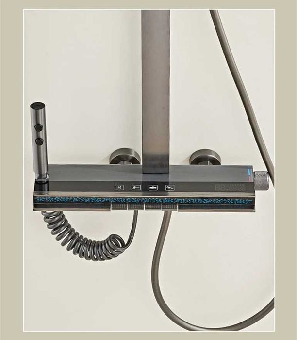 Модерен интелигентен душ с дисплей и LED подсветка D32