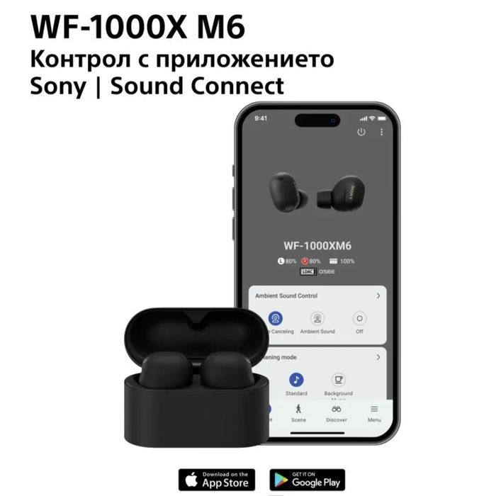 Слушалки Sony - WH-1000XM6