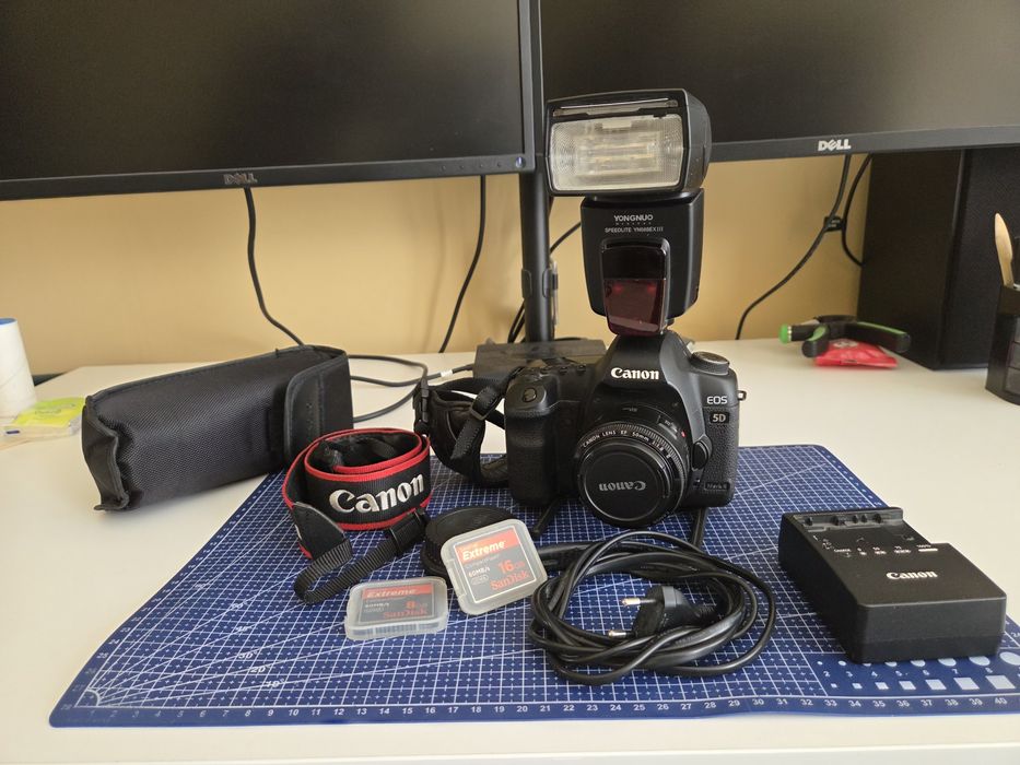 Blitz Yongnuo Speedlite & Geanta Canon