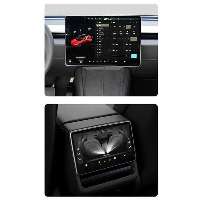 Стъклен протектор екран таблет Tesla Model 3 Model Y Преден/Заден