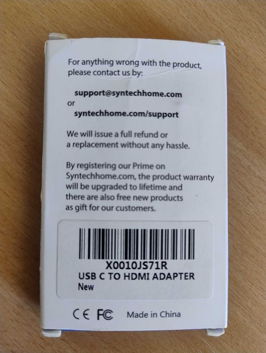 Syntech USB C към HDMI адаптор