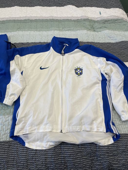 Комплект Анцуг Nike Brasil Brazil Бразилия Футбол 1998 Jordan Ronaldo