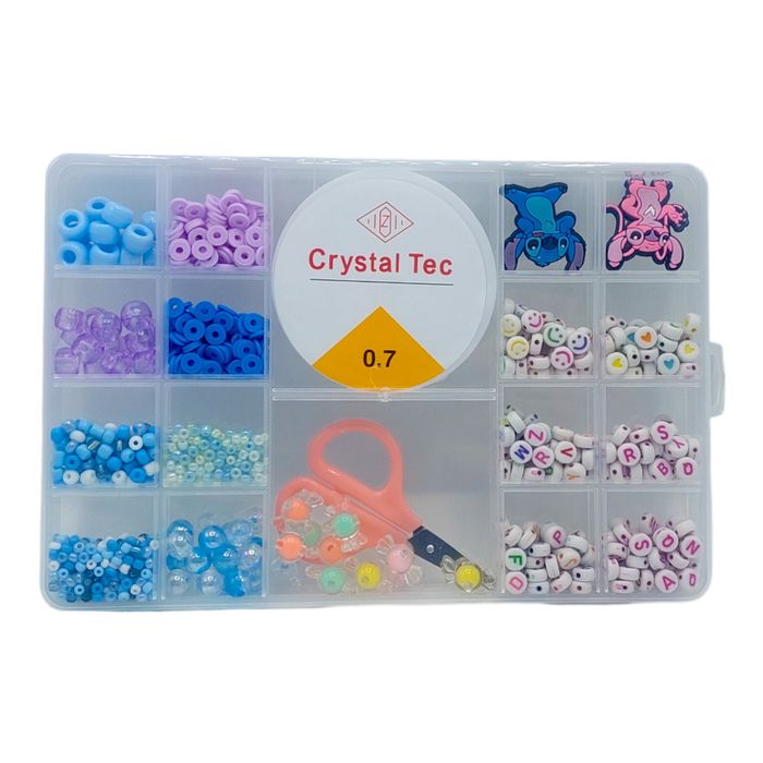 Творчески комплект за деца, мъниста за гривни Стич