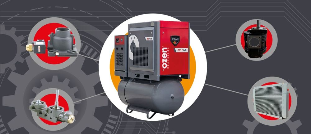 Винтовой компрессор Özen OSC 11TD