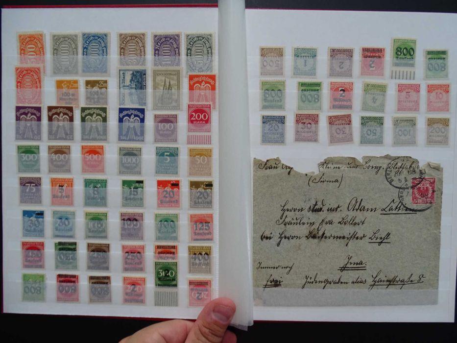 Germania Reich 1900-1945, Clasor cu timbre vechi Stamp/Nestamp (Lot 80