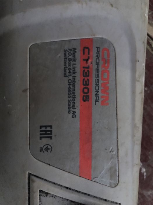 (БОЛГАРКА) Crown Professional CT13305