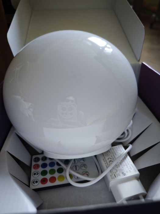 Нощна лампа RGB, Многоцветен, 1800 - 5000K, С дистанционно управление