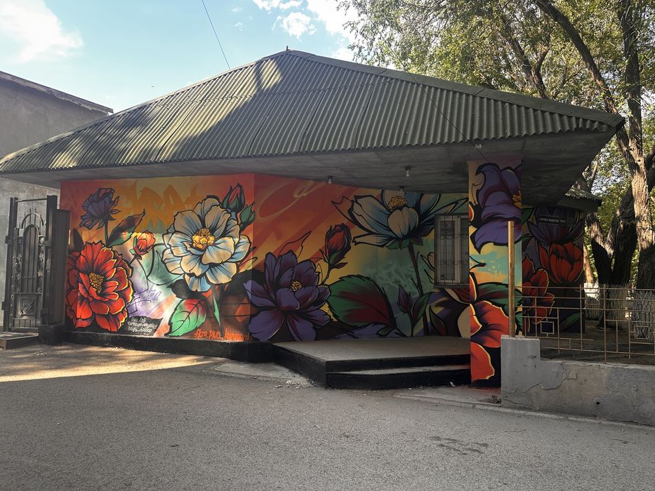 Художник. Роспись стен. Граффити. Мурал. Стритарт