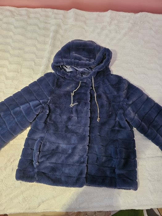 Пухено кожухче от изкуствен косъм