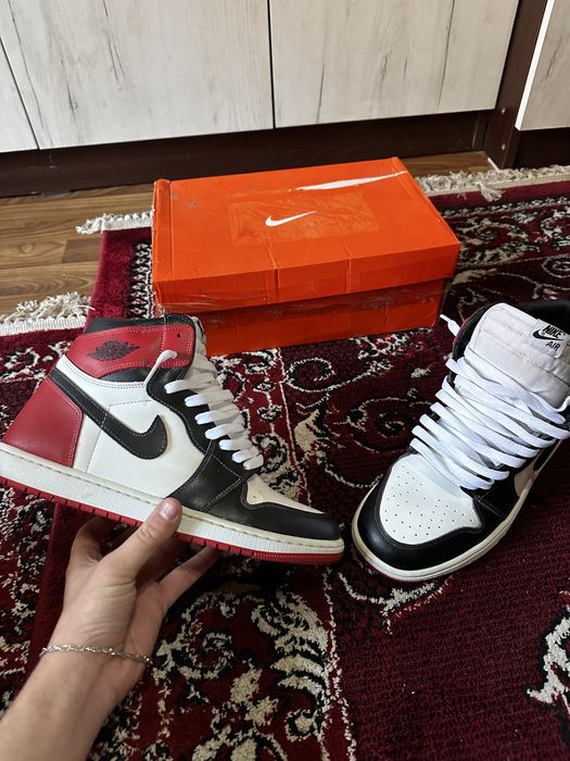 Jordan 1 Retro High OG Black Toe 42