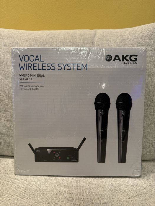 Vand set microfoane wireless WMS40 Mini Dual Vocal Set AKG