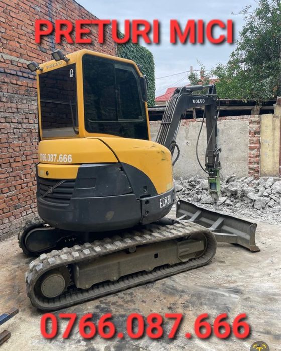 MINIEXCAVATOR CRAIOVA inchiriez miniescavator mini buldo excavator