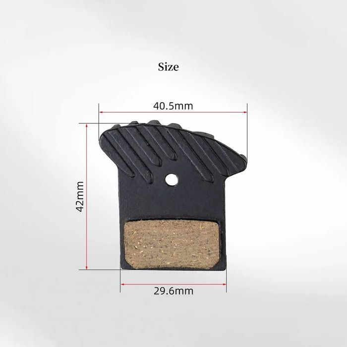 Placute frana semi metalice NUTT pentru bicicleta trotineta electrica