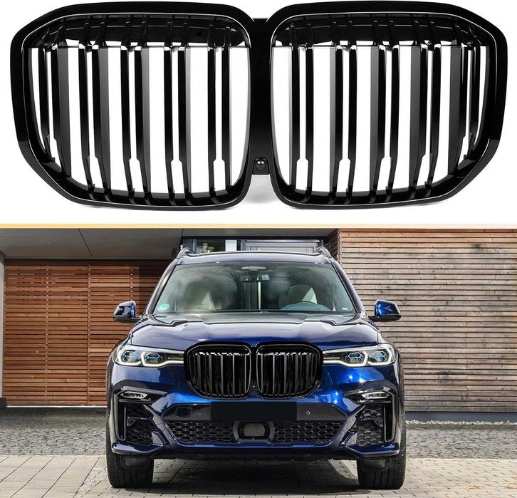 Grile Nari Duble M Design / Grila Centrala Dubla BMW X7 G07, 2019-2022
