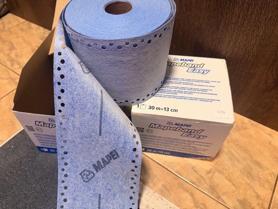 Plasa fibra mapei  /banda mapei hiroizolatie /coltare 90/270 grade