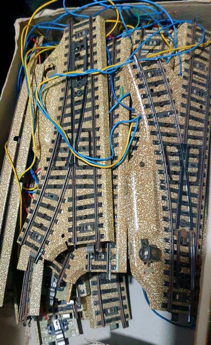 Lot șine Marklin L plus machete case